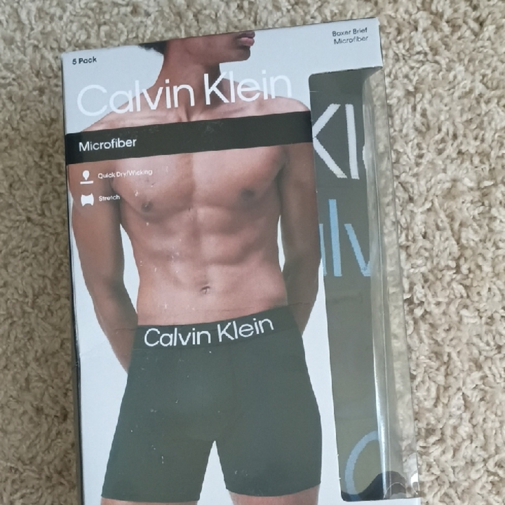 Calvin Klein Microfiber Boxer Briefs - Black